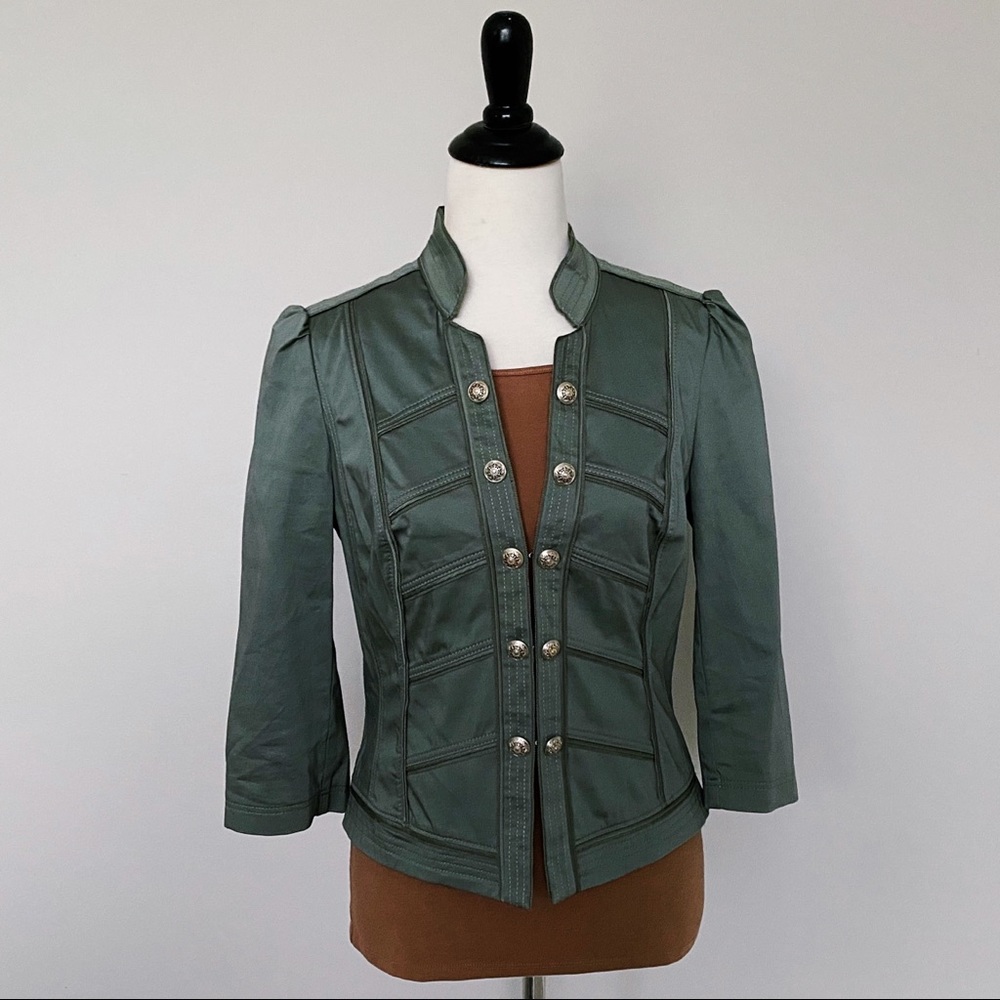 NWOT Double Breasted Military Jacket